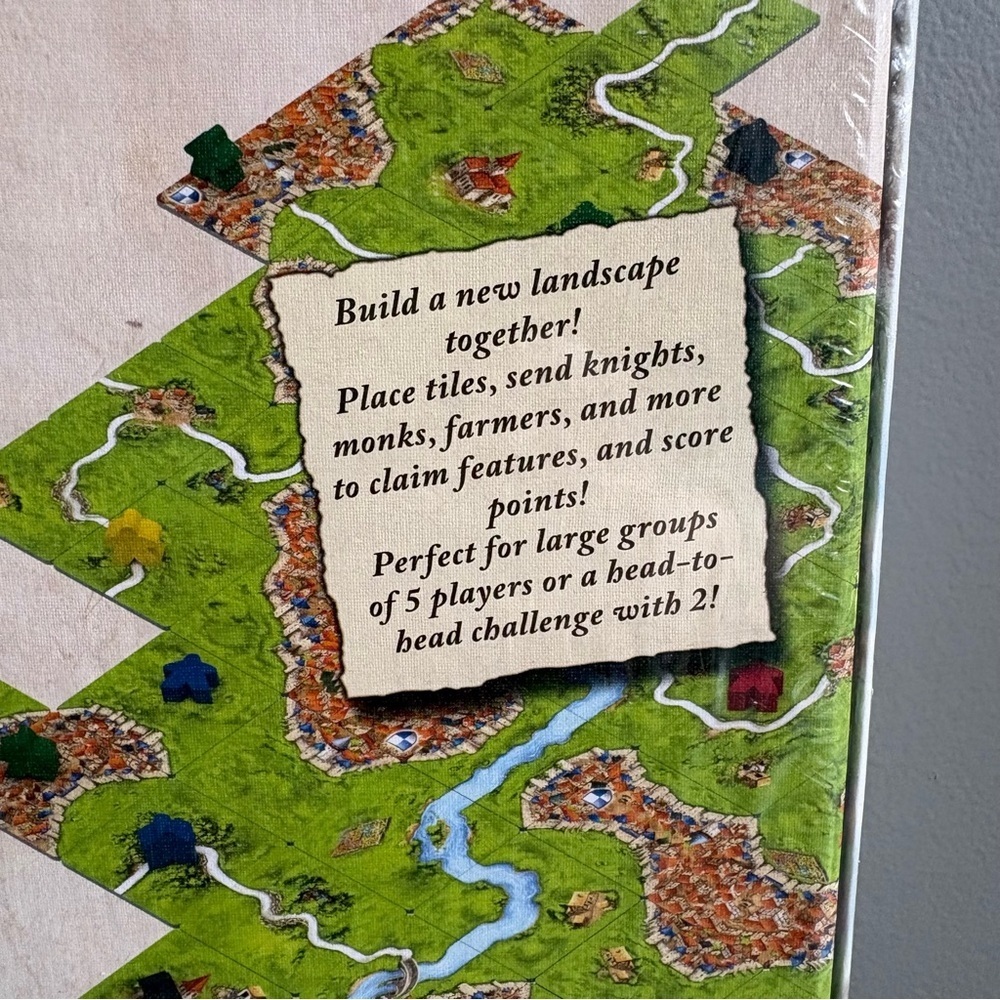 Z-Man Carcassonne Board Game Classic Tile Laying Strategy Game Family 7+ NEW - Picture 8 of 12